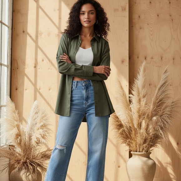 LuLaRoe Tops - LuLaRoe Abigail Flannel Shirt